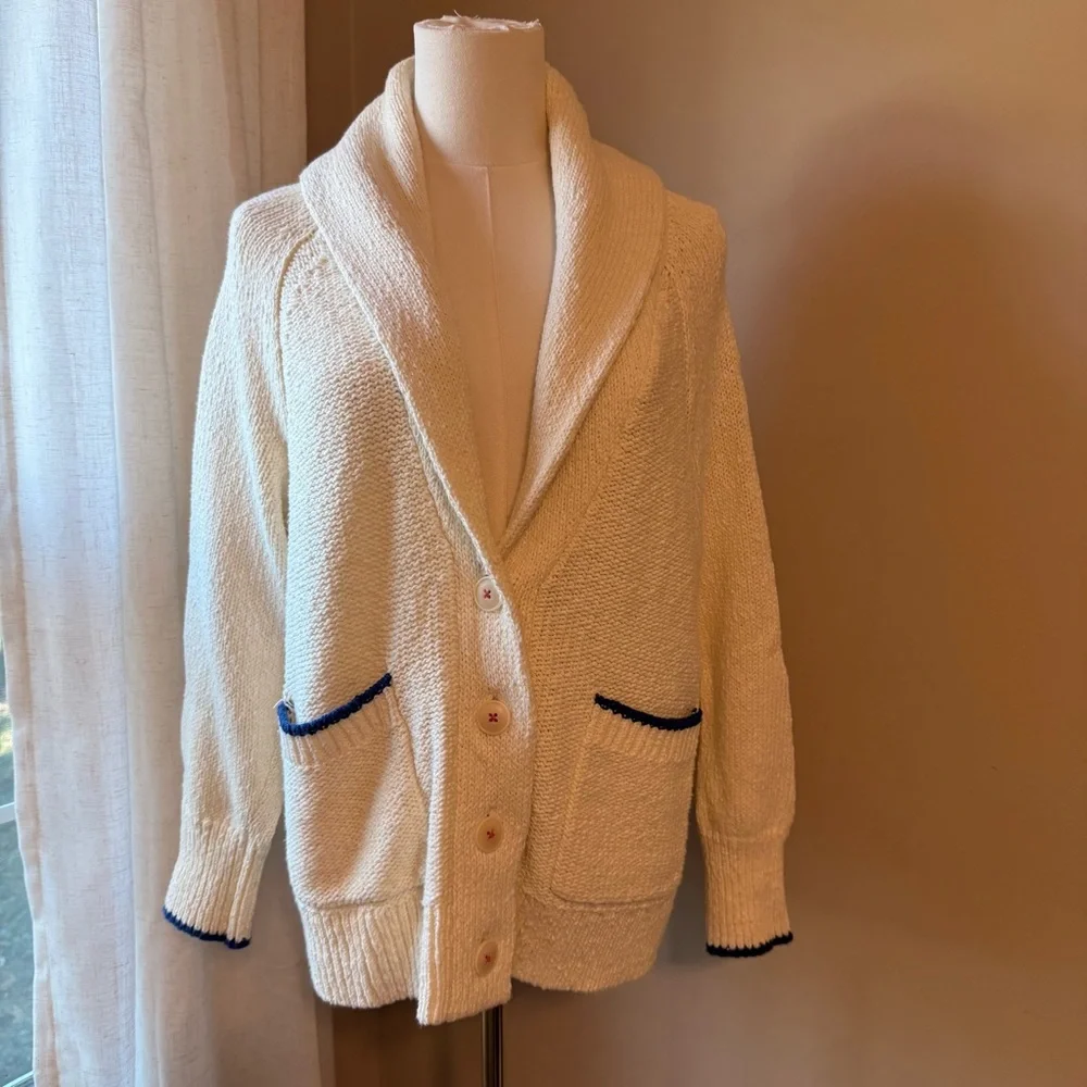 NWOT Maeve Lobster Shawl Cardigan - Picture 4 of 6